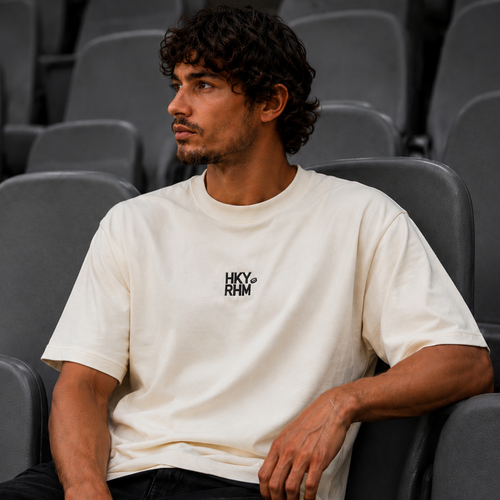 Oversized Heavyweight Tee - Cream
